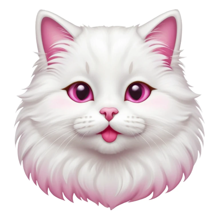 Cat giving kisses sticker