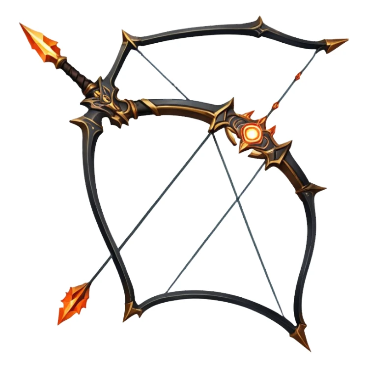 Powerful bow weapon from Path of Exile 2 sticker