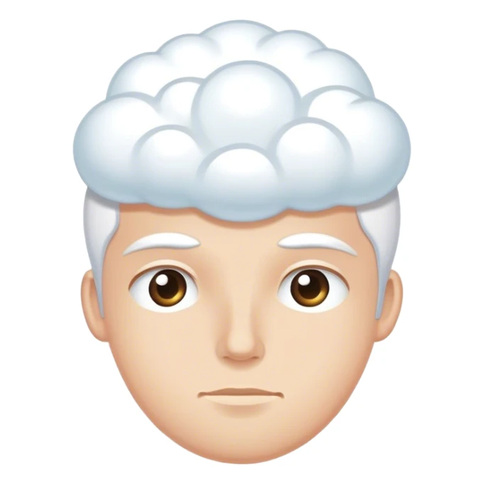 seed in a white head thought bubble growing sticker