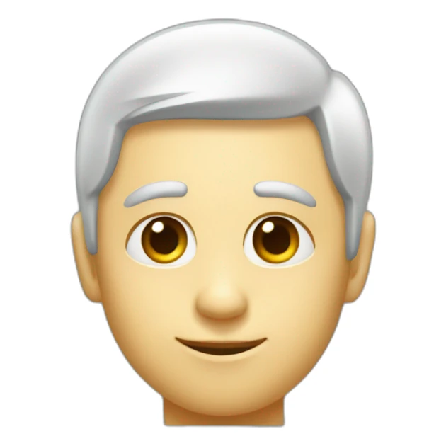 lettre L with in index and thumb on the forehead sticker