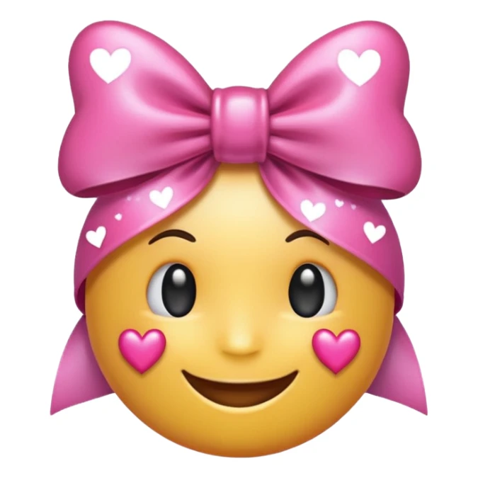 cute girly pink emojis sticker