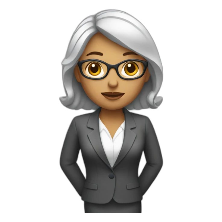 woman business analyst sticker
