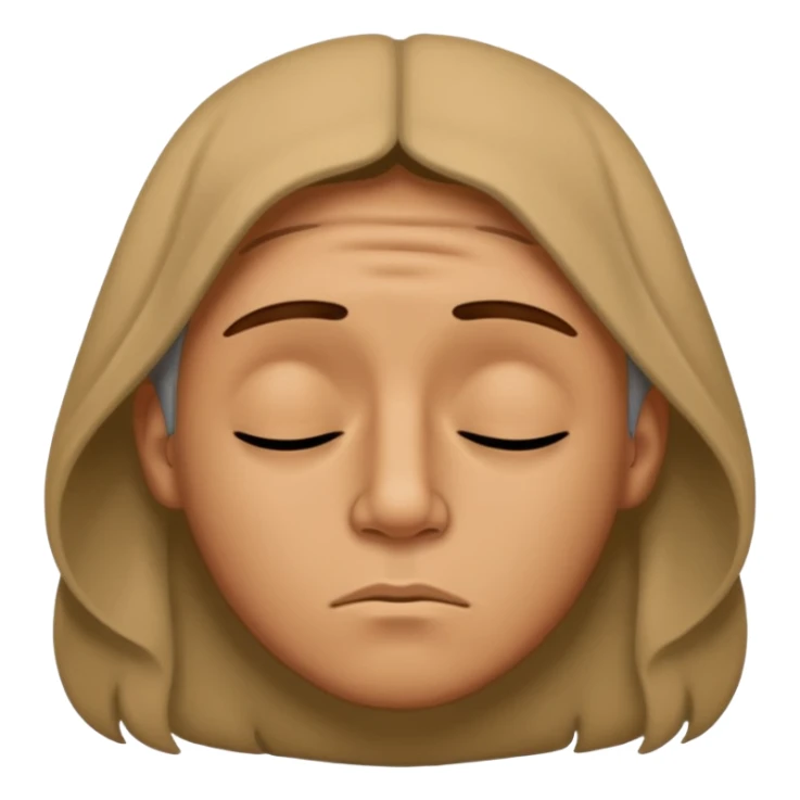 Stoner who's eyes are almost completely closed sticker