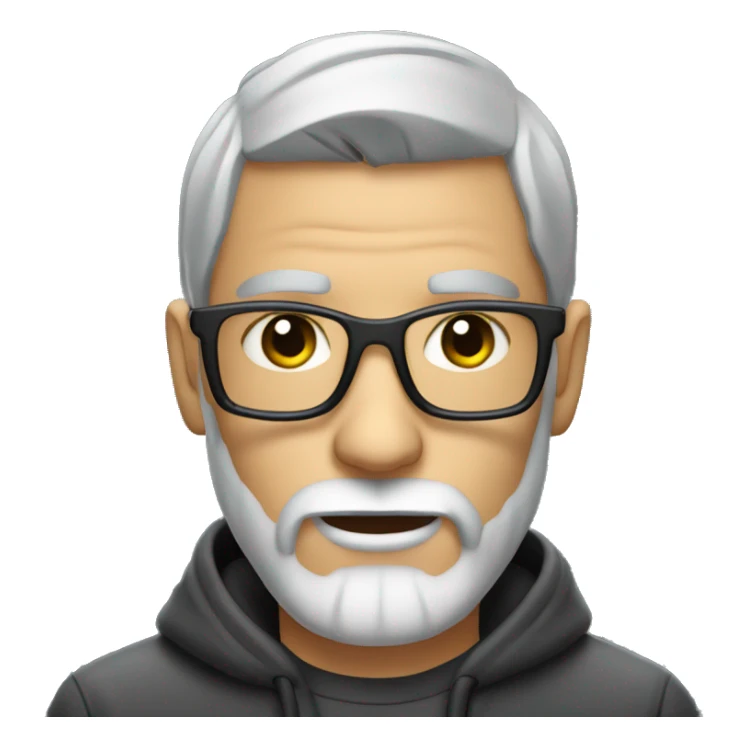 dj gamer with a greying beard sticker