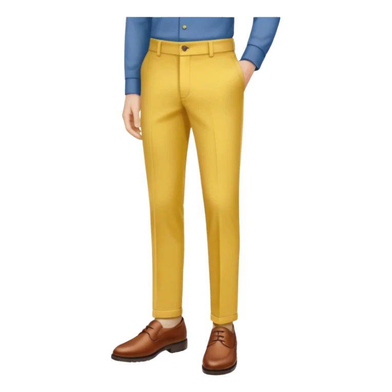 fashion yellow trouser sticker