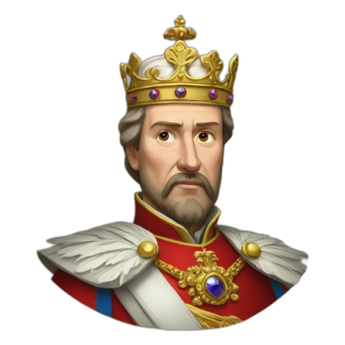 Nicolai II russian king sticker