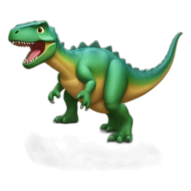 danimiel sur un dinosaure  sticker