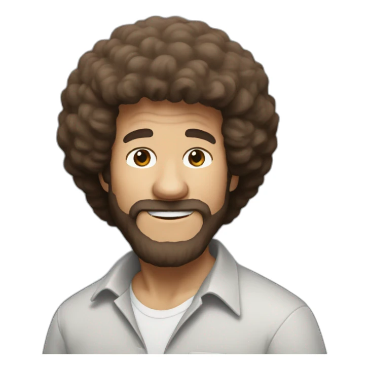 bob ross sticker