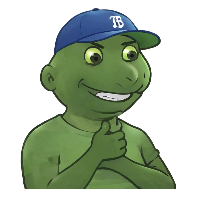 arms crossed holding neck laughing guy sticker