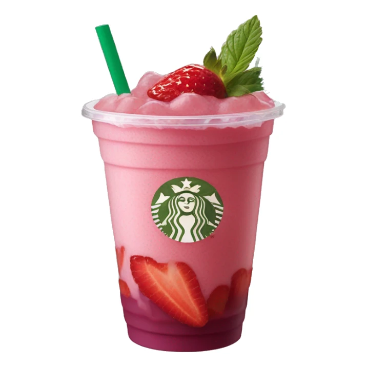 Starbucks strawberry acai refresher  sticker