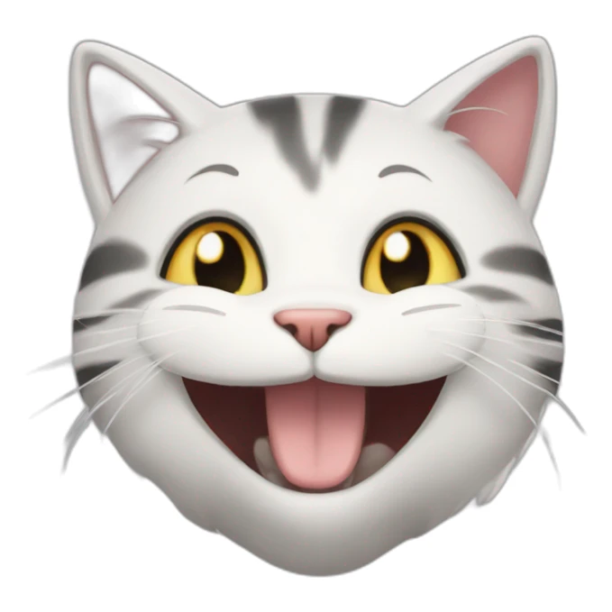 happy cat from fairytail sticker