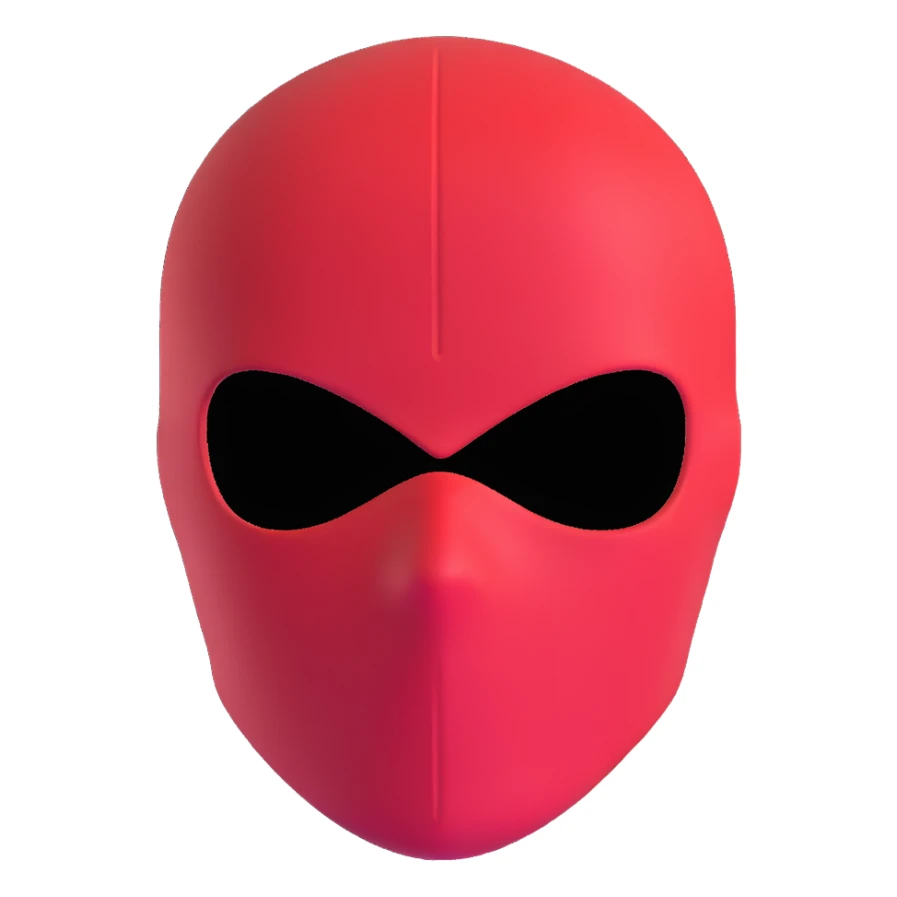 red ski mask sticker