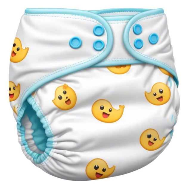 Disposable  printed baby diaper sticker