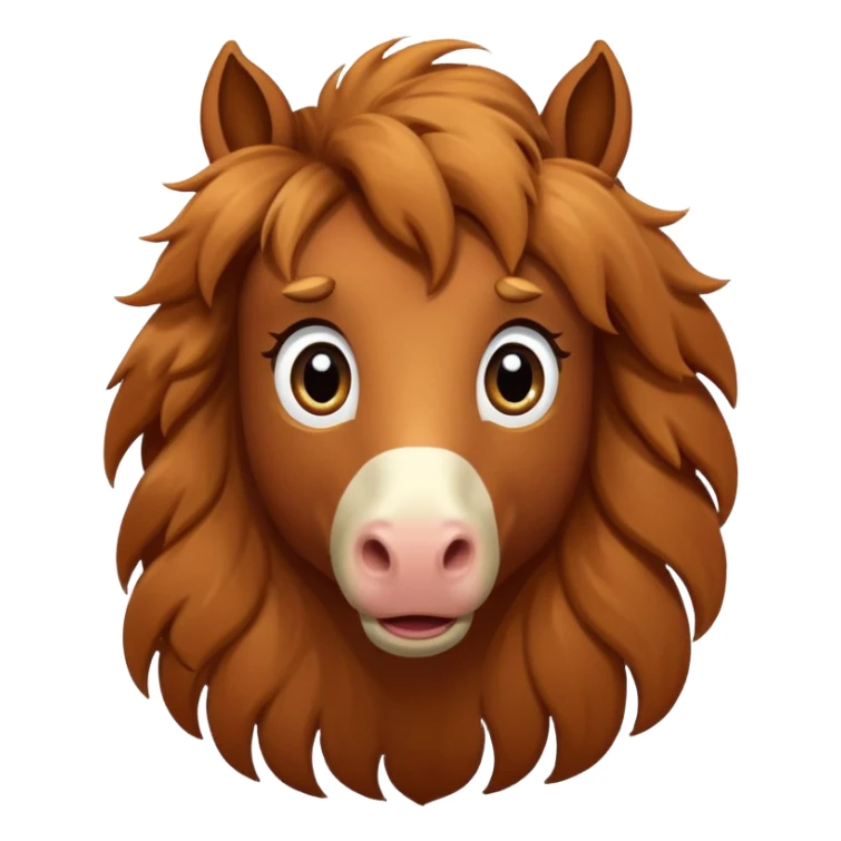 Confused horse with question marks Make it more funny  sticker