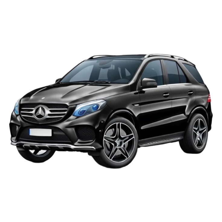 black mercedes gle sticker