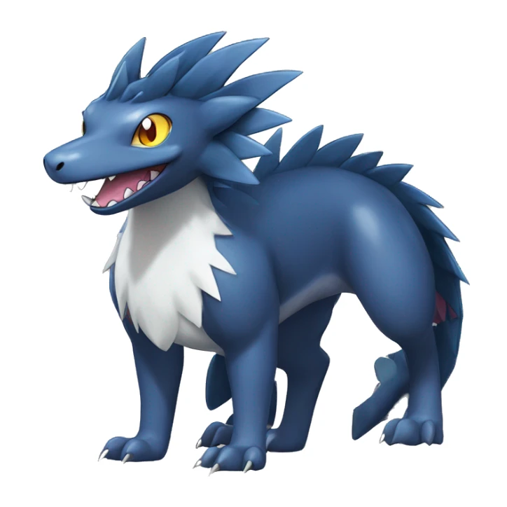 pokémon Nargacuga Fakemon shiny full body sticker