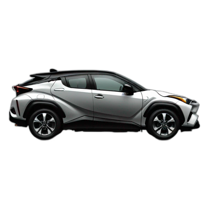 Toyota ch-r noir hybride sticker