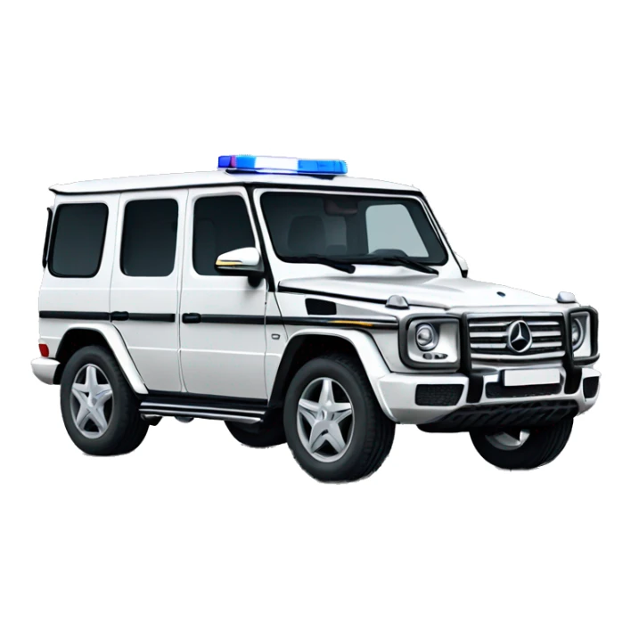 police Mercedes g-class  sticker