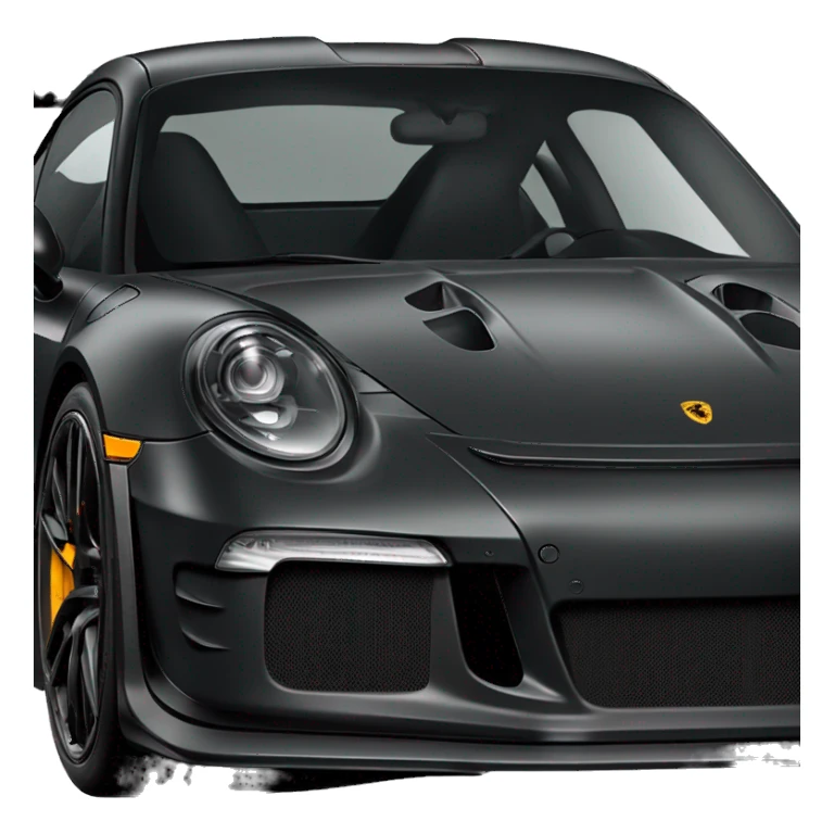 All black Porsche gt3 rs sticker