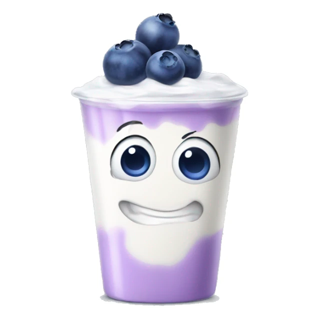 Blueberry yogurt  sticker