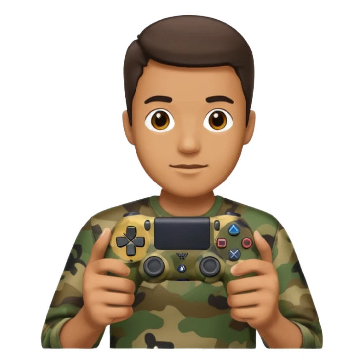 homme-avec-manette-ps4-camouflage sticker