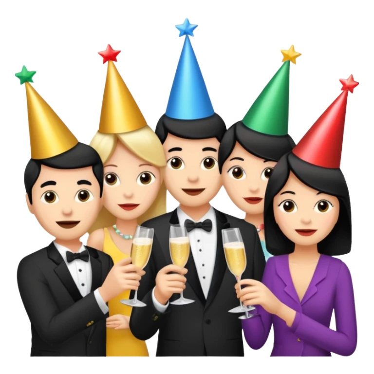 New Year's Day scenery
 sticker