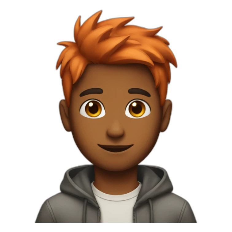 The boy with the fox ears sticker