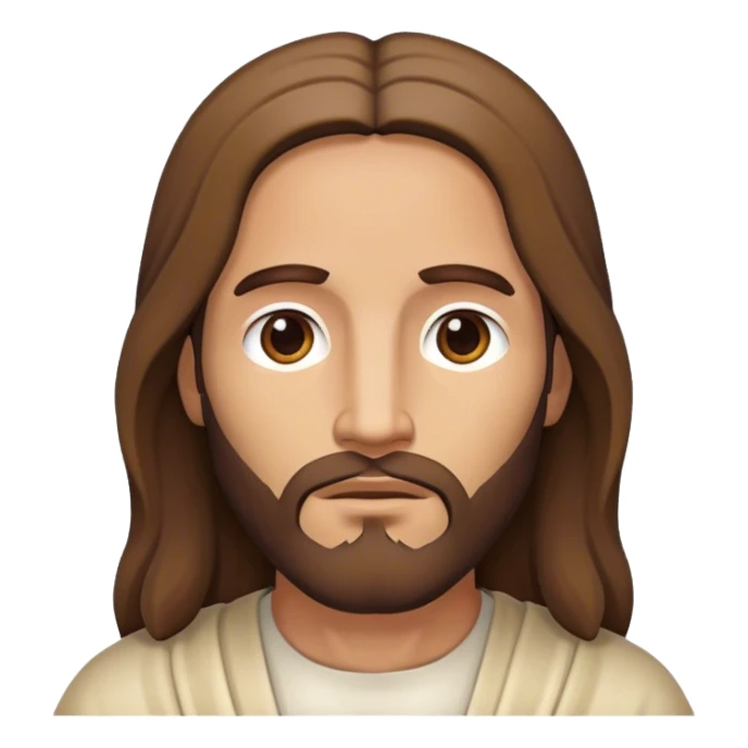 Jesus on his 40 day fast sticker