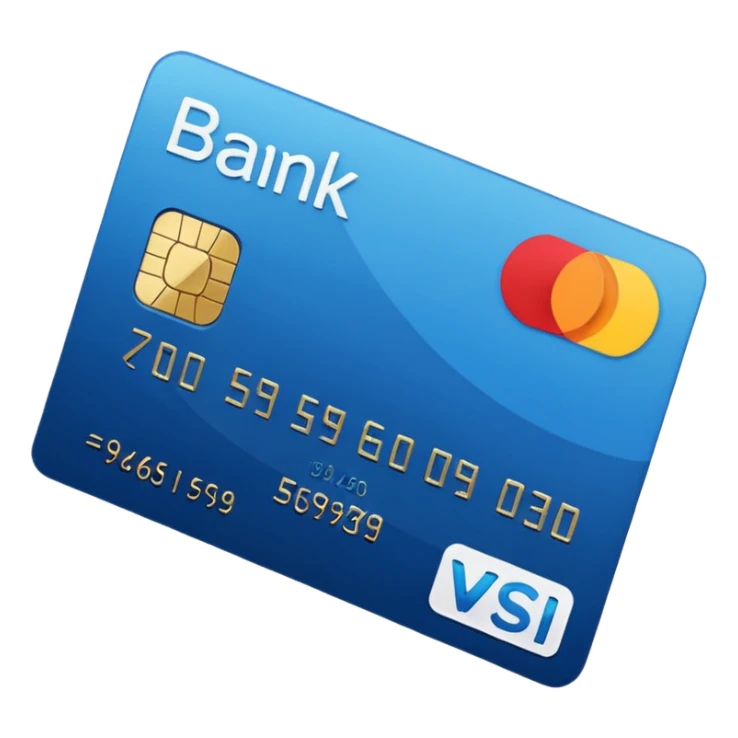 bank credit card sticker