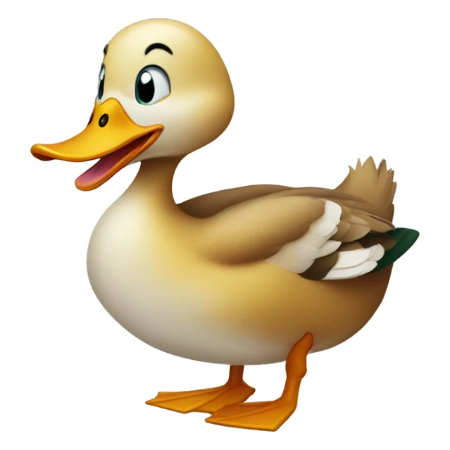 Duck laughing  sticker
