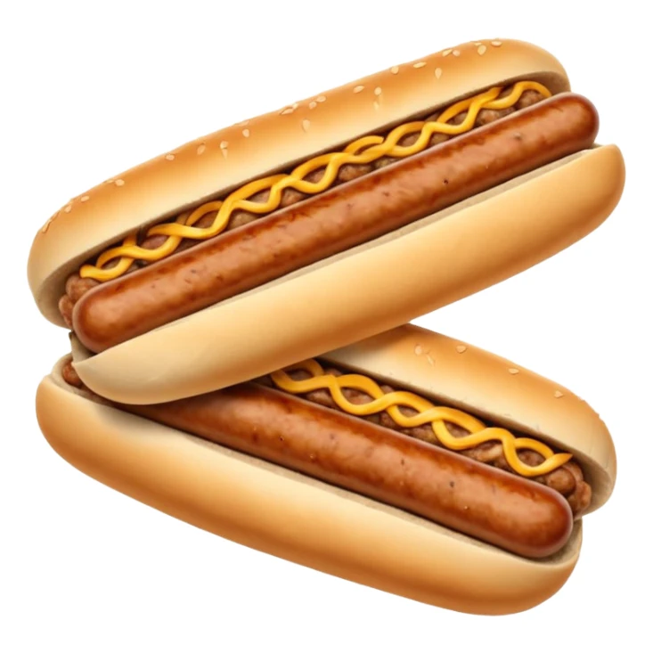 chopped sausages in pita bread sticker