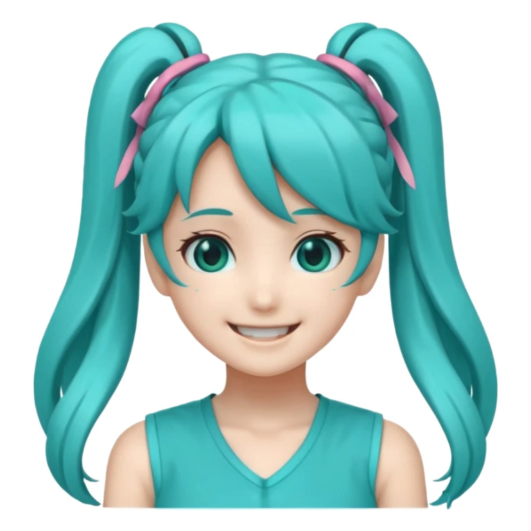 Hatsune Miku smile sticker