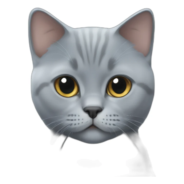 British Shorthair Blue Cat sticker