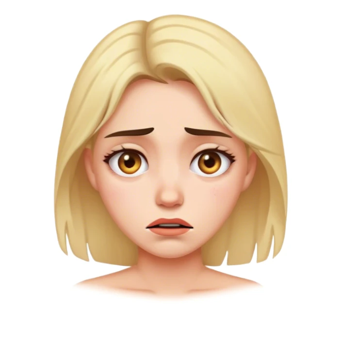 Woman in pain sticker