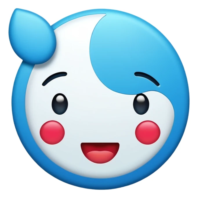 Verificacion de Tiktok azul sticker