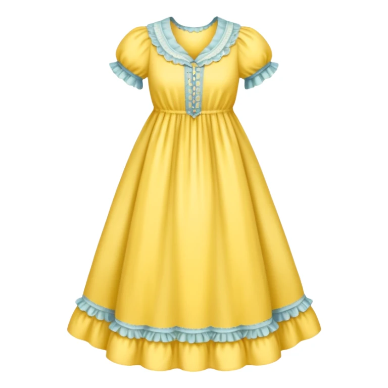 victorian nightgown yellow sticker