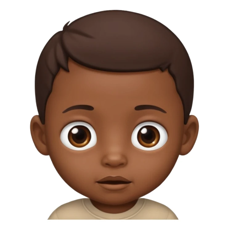 brown baby boy from guatemala sticker