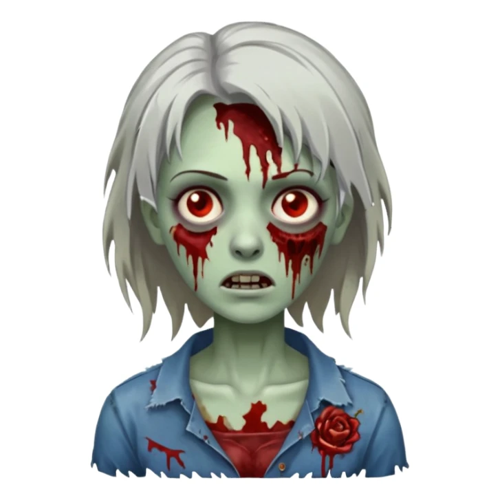 mulher zumbi sticker
