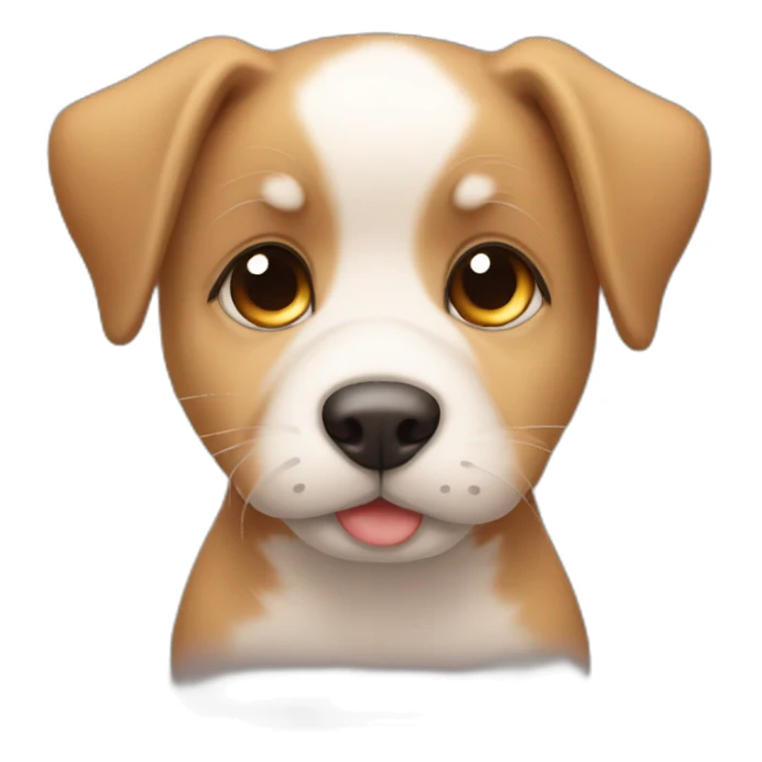 I miss you puppy face sticker