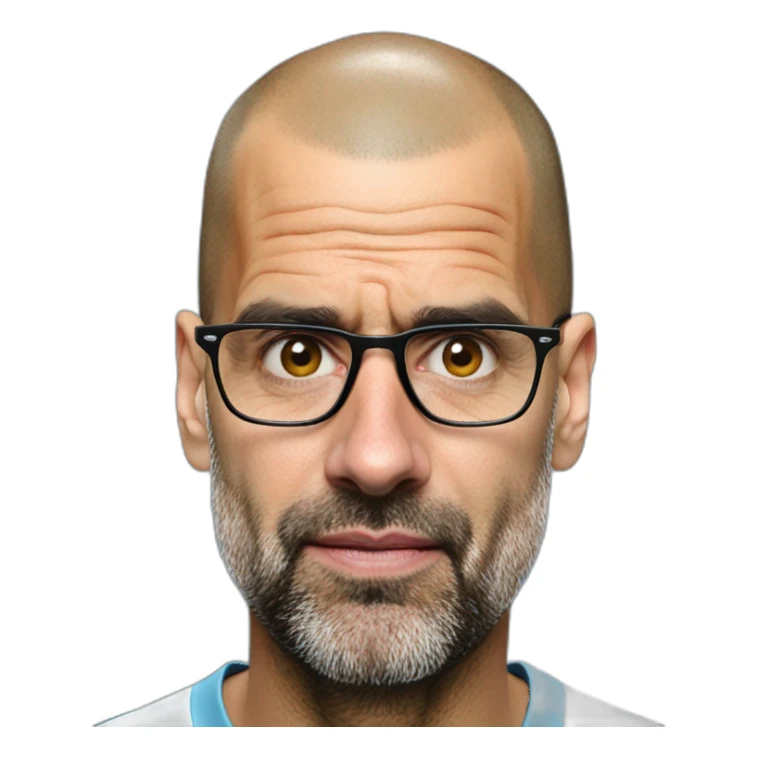 pep guardiola jurgen klopp faces mixed sticker