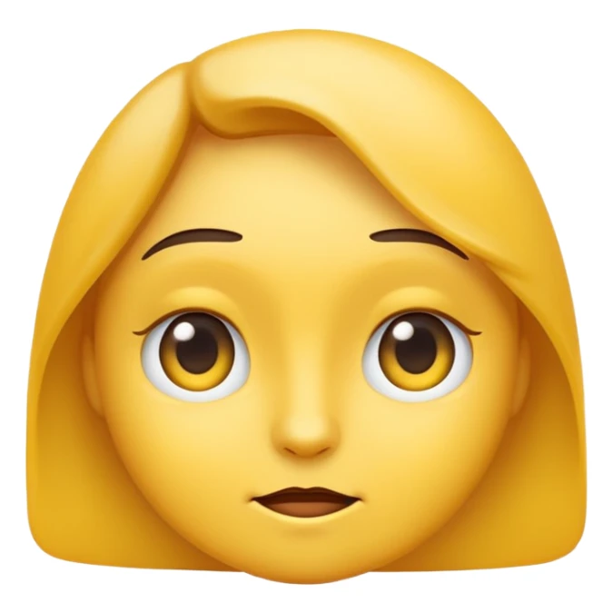 Emoji giving side eye sticker