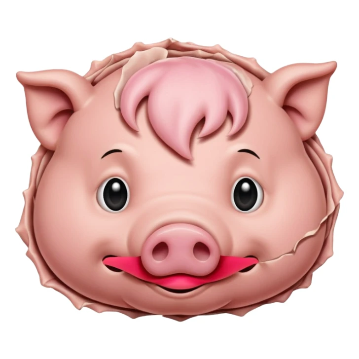 pig skin sticker