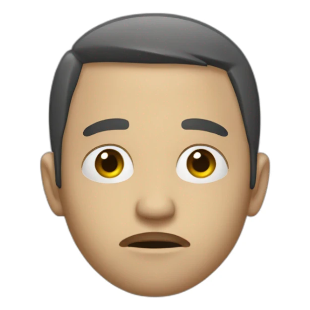 persona triste sticker