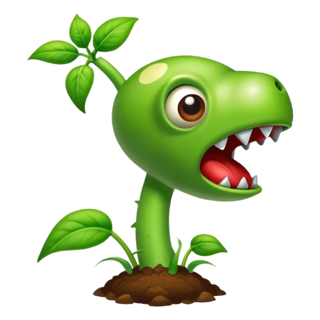 Peashooter plants vs zombies sticker
