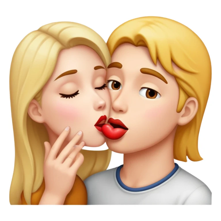 Giving kisses  sticker