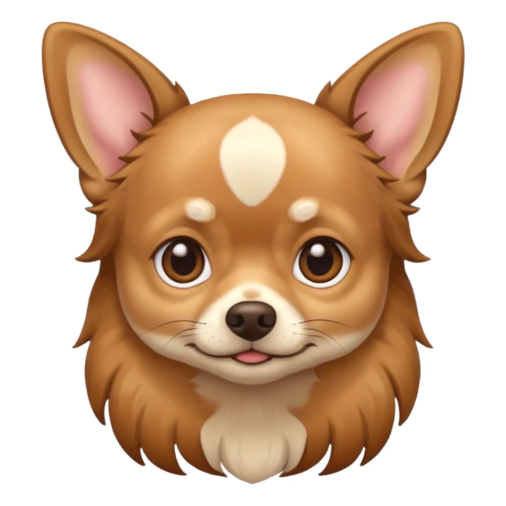 Chihuahua dog with mullet sticker