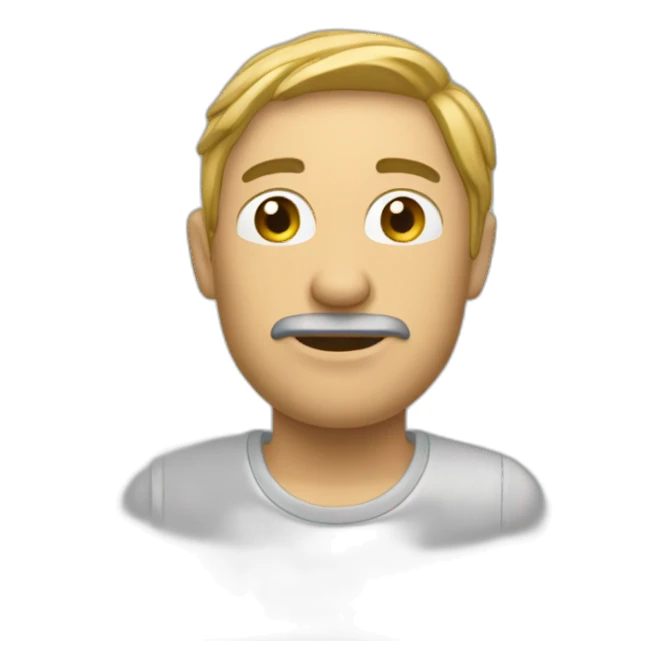 homme faire ménage sticker