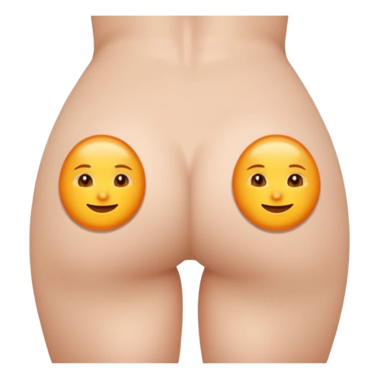 Femme blanche fesse  sticker