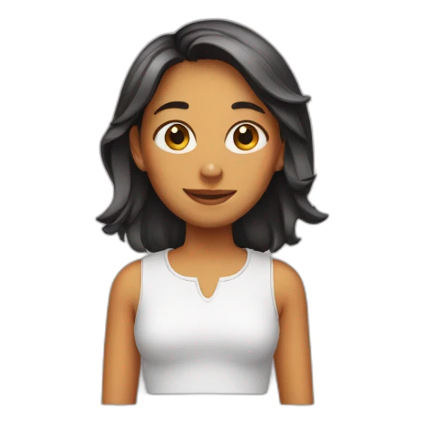 girl with car ears sticker