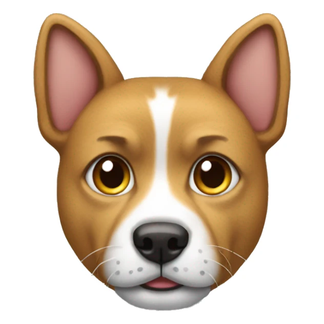 Dog wearing cat costume  sticker